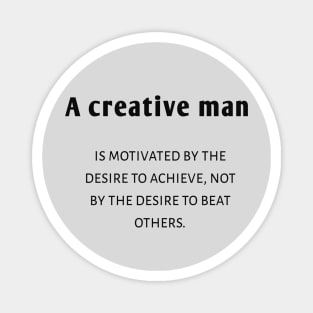 Creative man motive Magnet